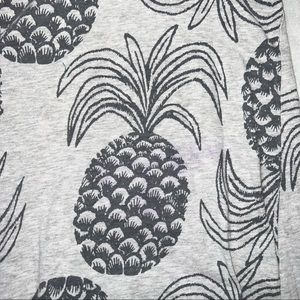 Old Navy gray pineapple girls dress. Size large, 10/12. 100% cotton